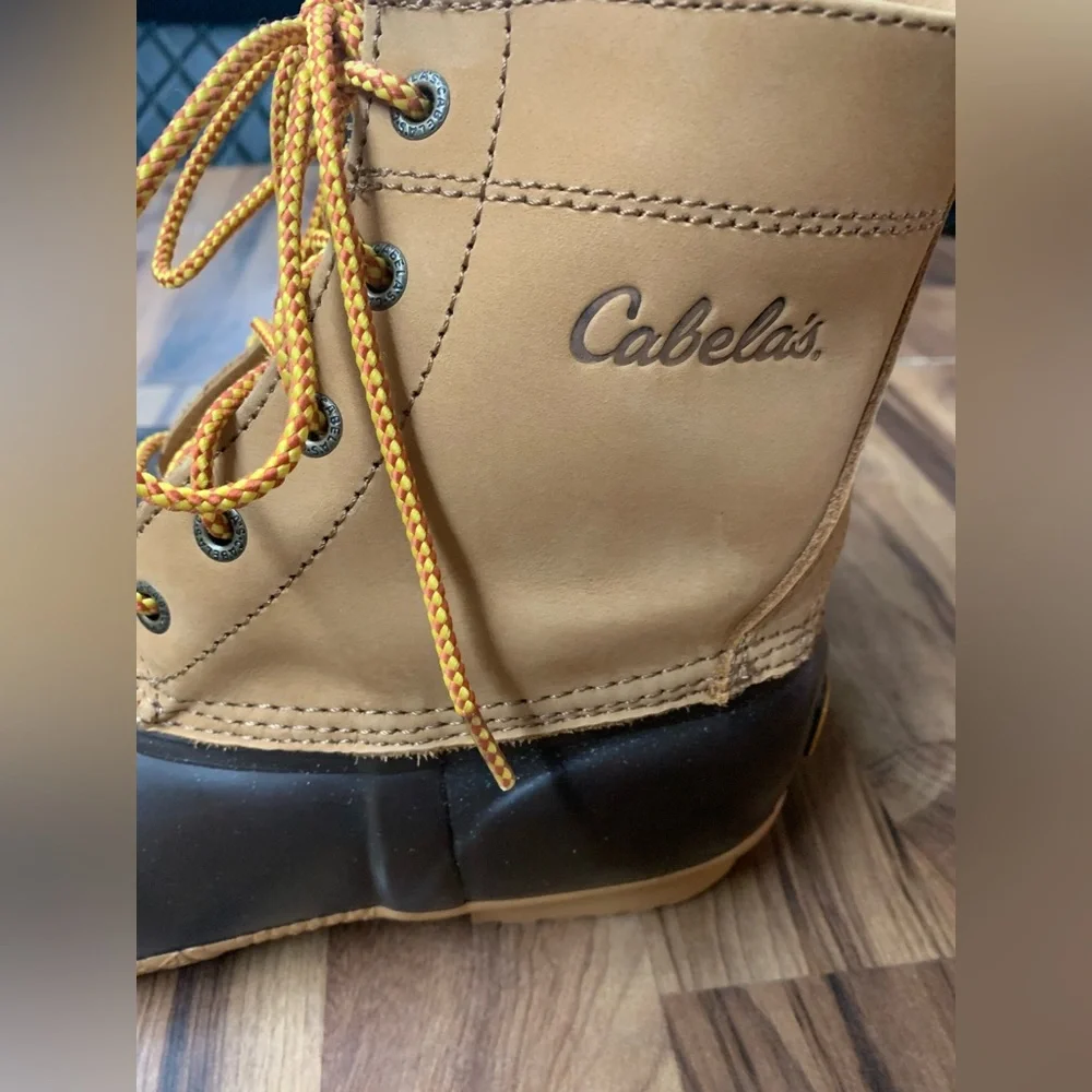Cabela’s Duck Boots Mens Size 8D Thinsulate Steel Shank